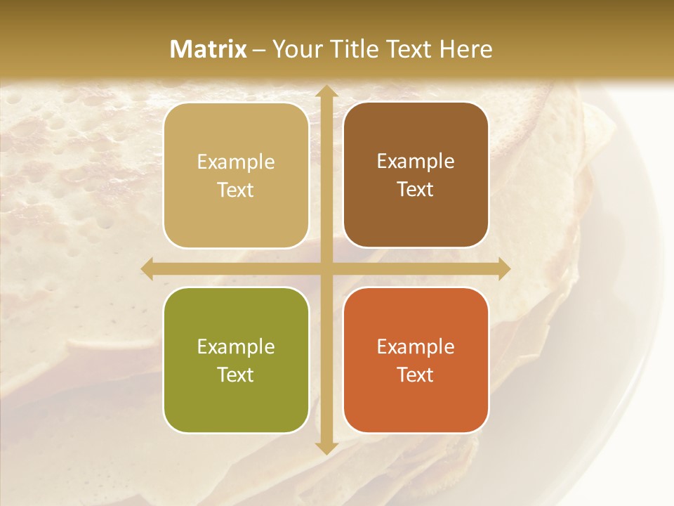 Pancake Bakery Food PowerPoint Template