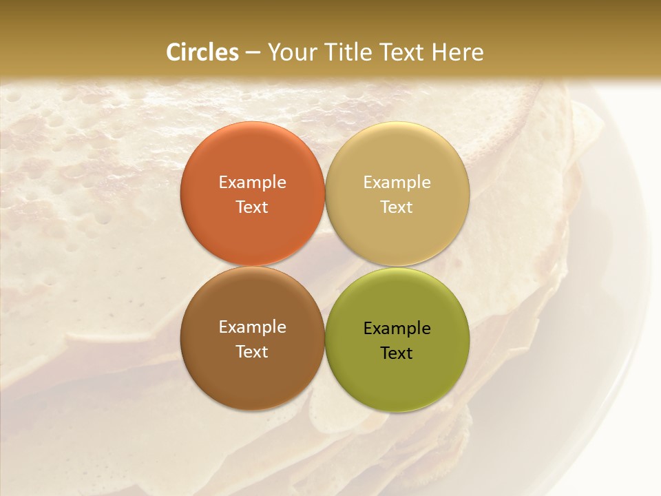 Pancake Bakery Food PowerPoint Template