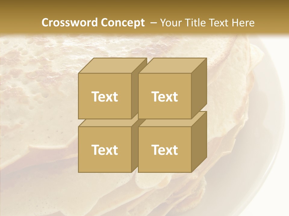 Pancake Bakery Food PowerPoint Template