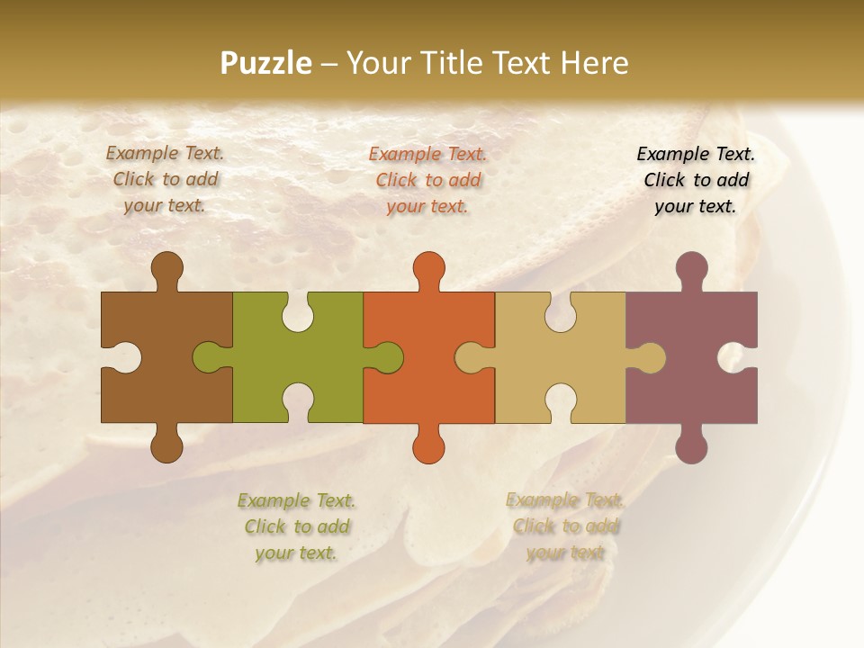 Pancake Bakery Food PowerPoint Template