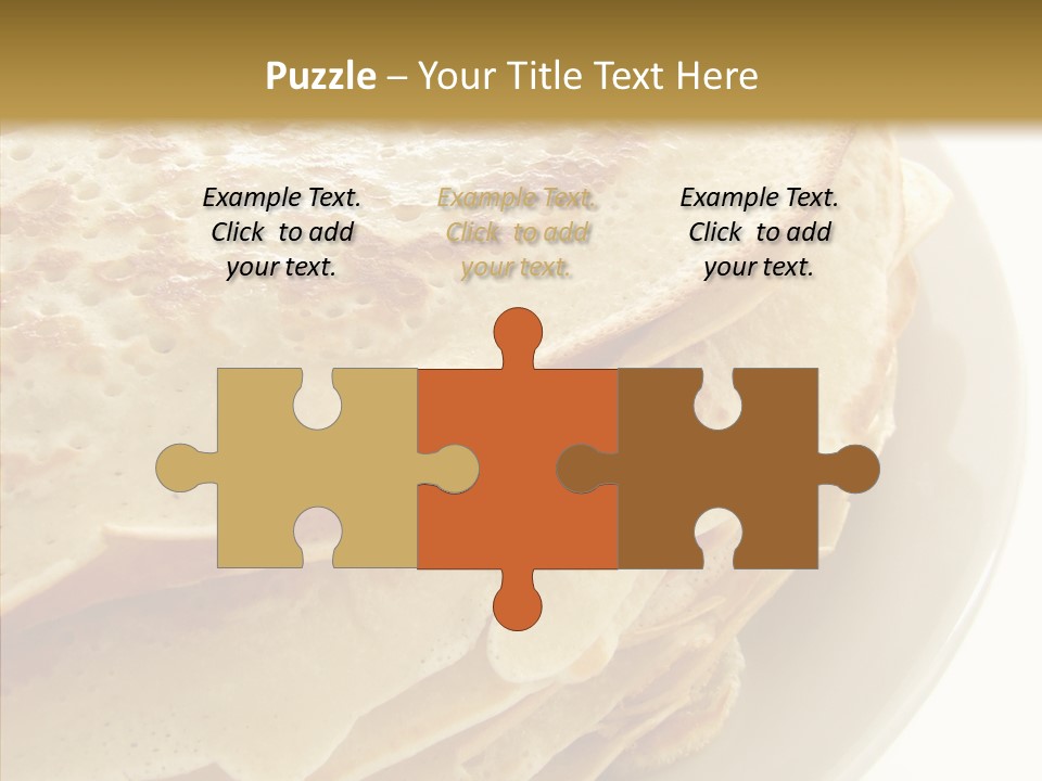 Pancake Bakery Food PowerPoint Template