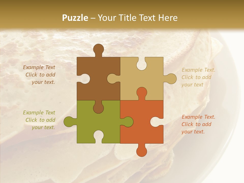 Pancake Bakery Food PowerPoint Template