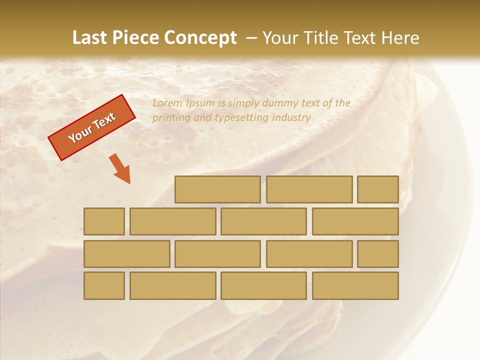 Pancake Bakery Food PowerPoint Template