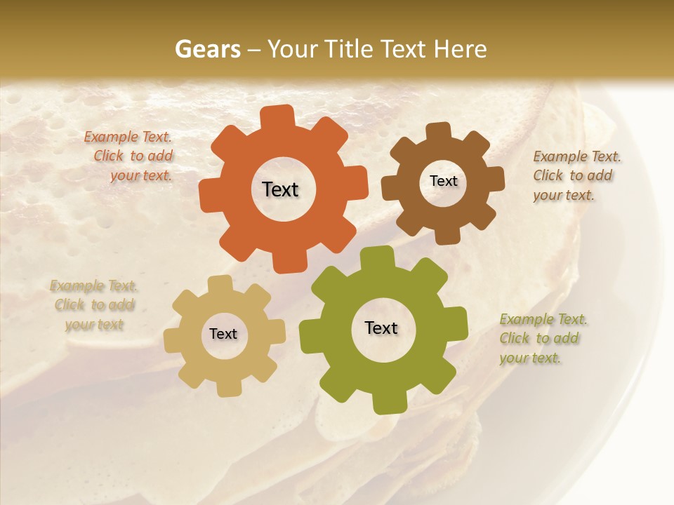 Pancake Bakery Food PowerPoint Template