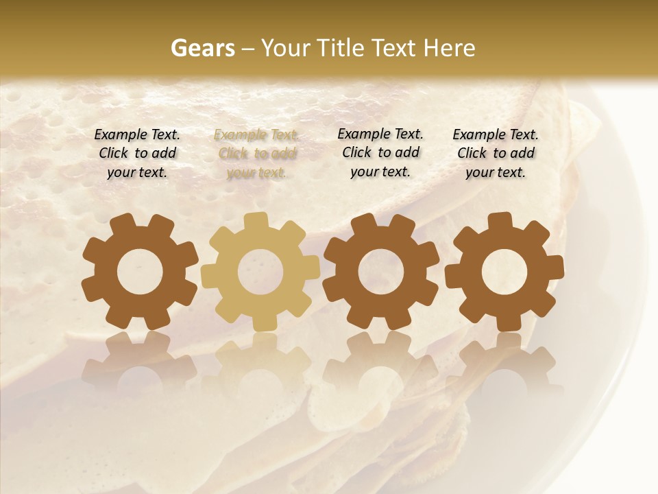 Pancake Bakery Food PowerPoint Template