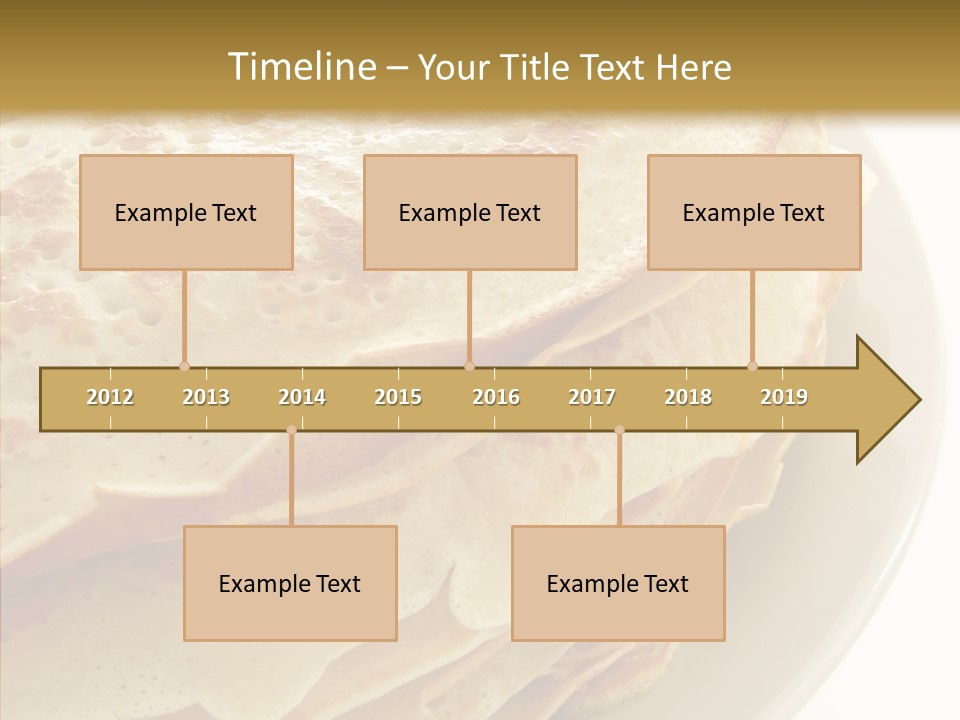 Pancake Bakery Food PowerPoint Template
