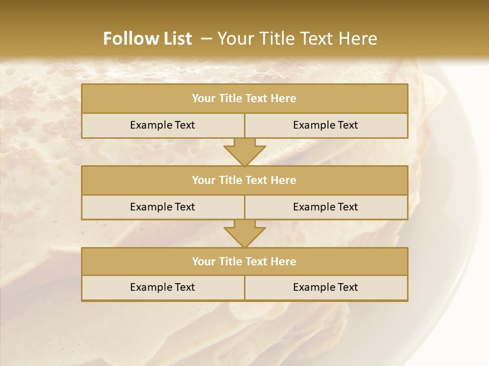 Pancake Bakery Food PowerPoint Template