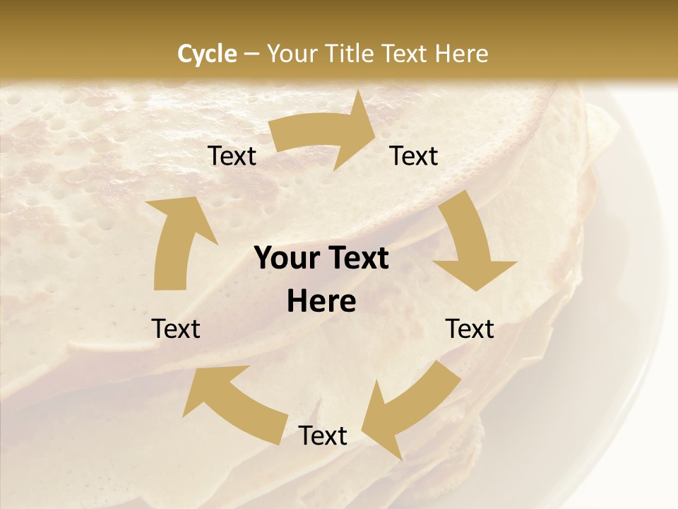 Pancake Bakery Food PowerPoint Template