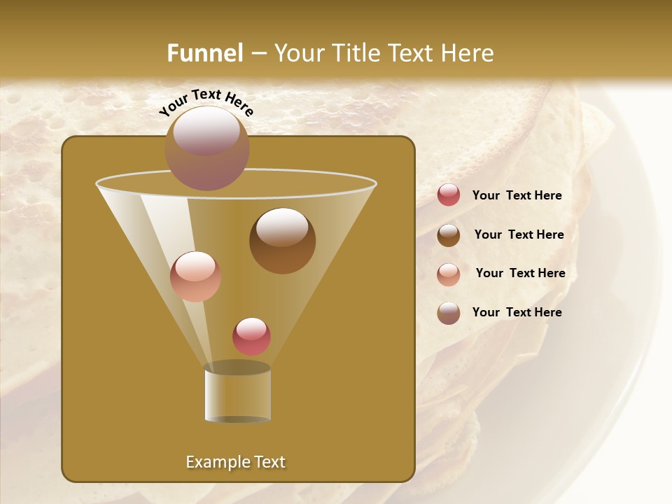 Pancake Bakery Food PowerPoint Template