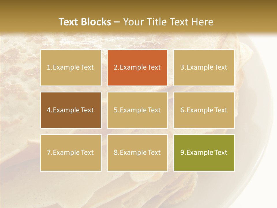 Pancake Bakery Food PowerPoint Template