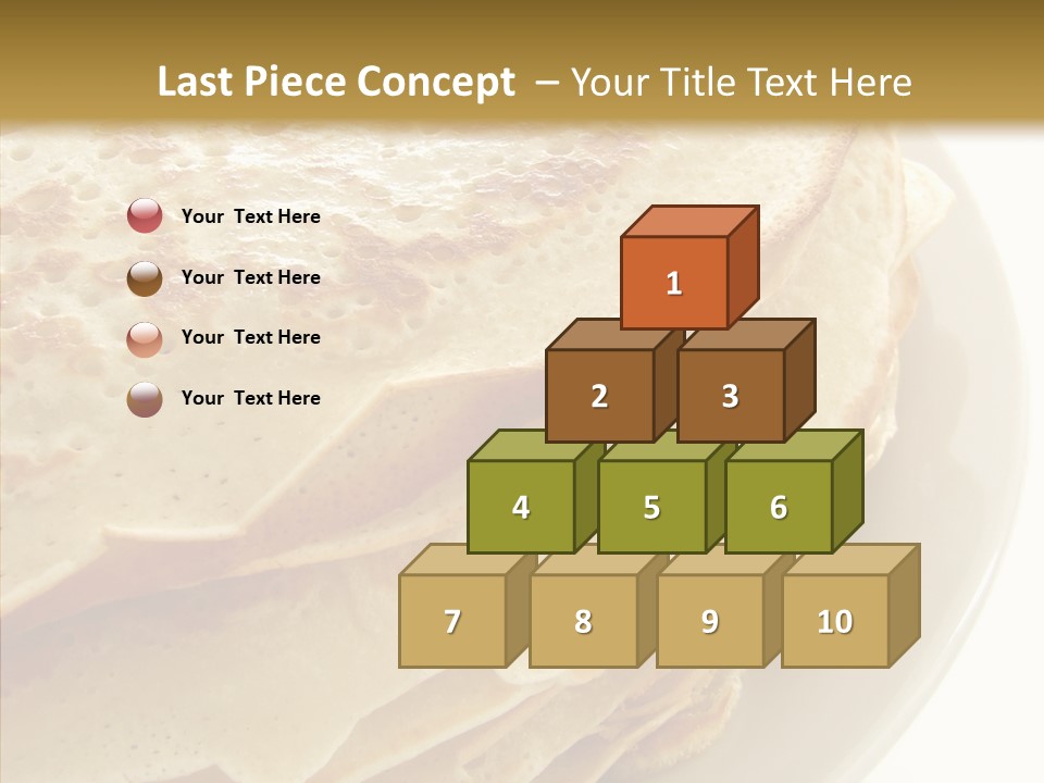 Pancake Bakery Food PowerPoint Template