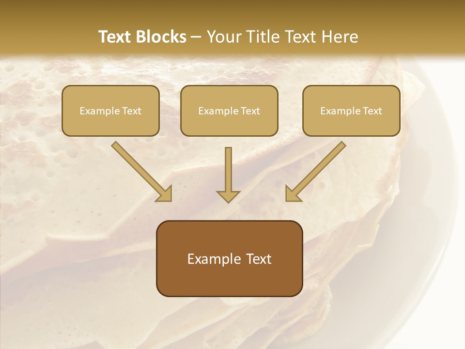 Pancake Bakery Food PowerPoint Template