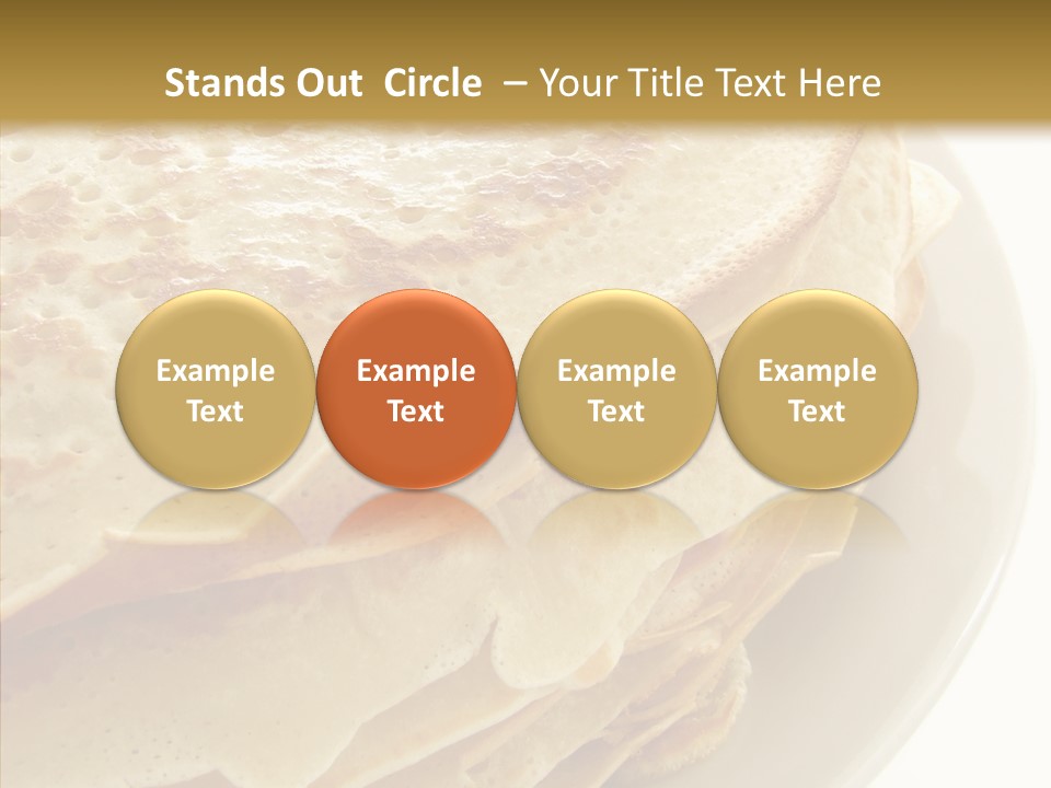 Pancake Bakery Food PowerPoint Template