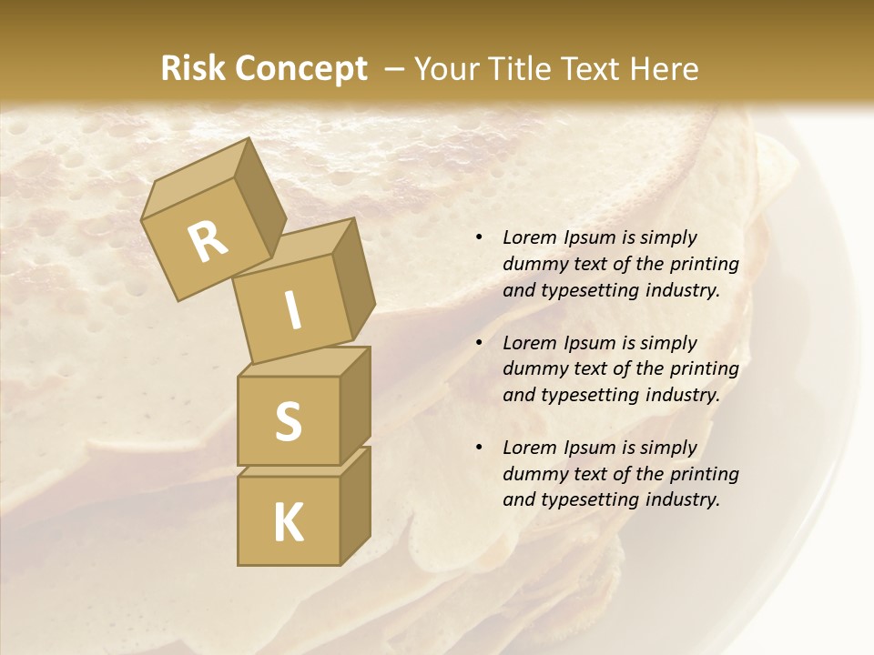 Pancake Bakery Food PowerPoint Template