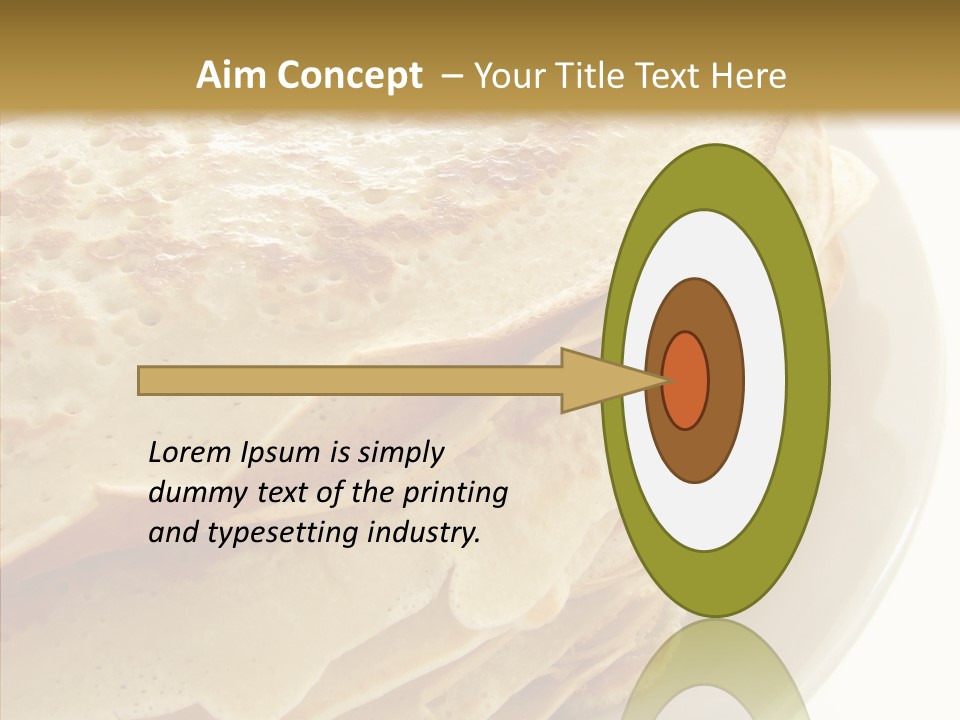 Pancake Bakery Food PowerPoint Template