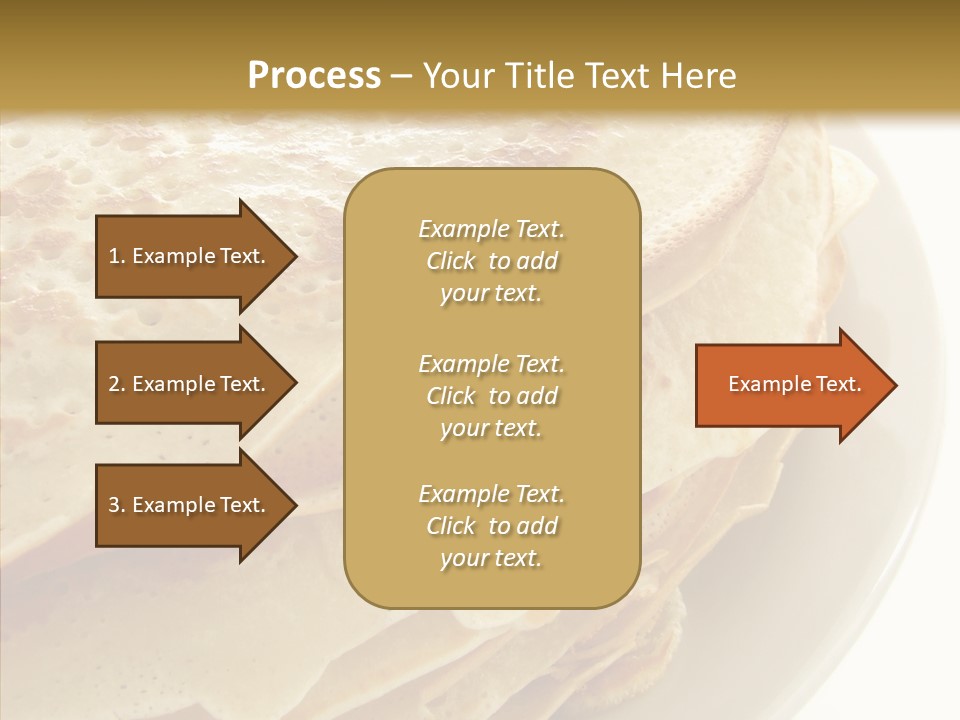 Pancake Bakery Food PowerPoint Template
