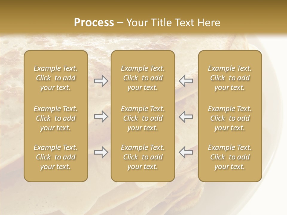 Pancake Bakery Food PowerPoint Template
