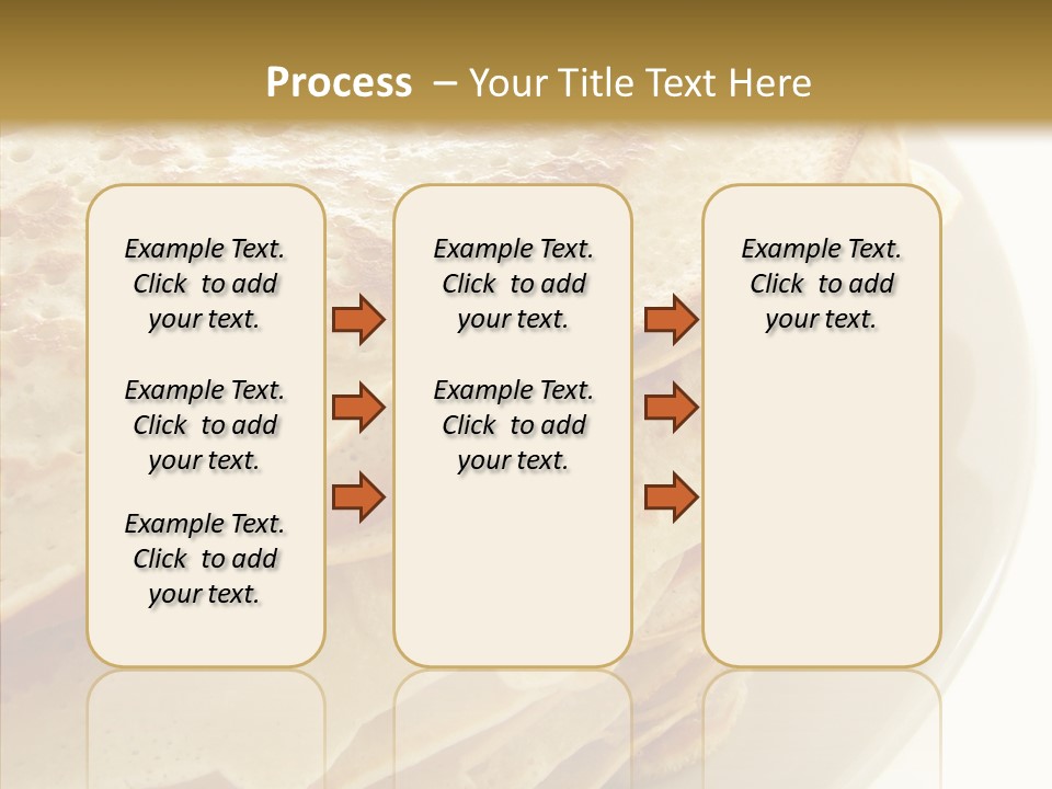 Pancake Bakery Food PowerPoint Template