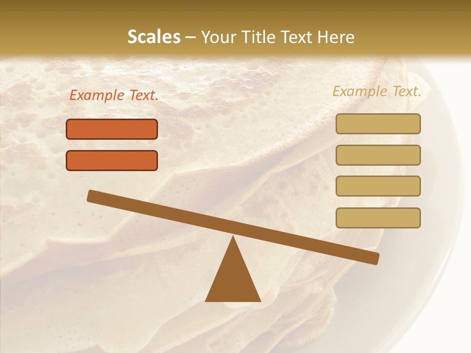 Pancake Bakery Food PowerPoint Template