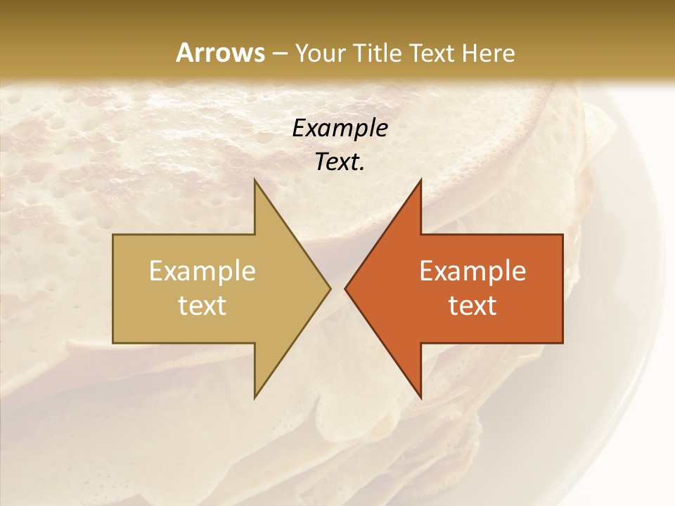 Pancake Bakery Food PowerPoint Template