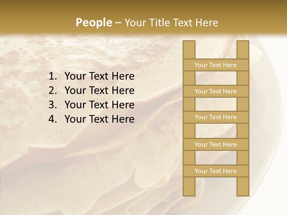 Pancake Bakery Food PowerPoint Template