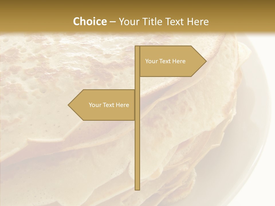 Pancake Bakery Food PowerPoint Template