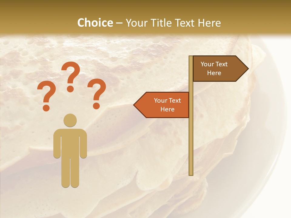 Pancake Bakery Food PowerPoint Template