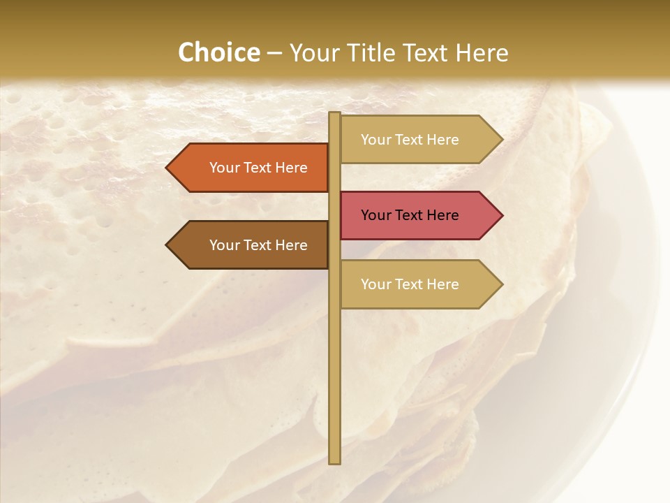 Pancake Bakery Food PowerPoint Template
