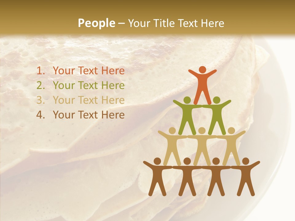 Pancake Bakery Food PowerPoint Template