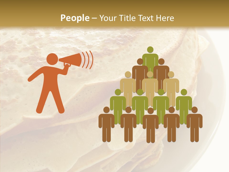 Pancake Bakery Food PowerPoint Template