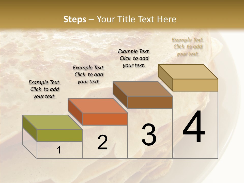 Pancake Bakery Food PowerPoint Template