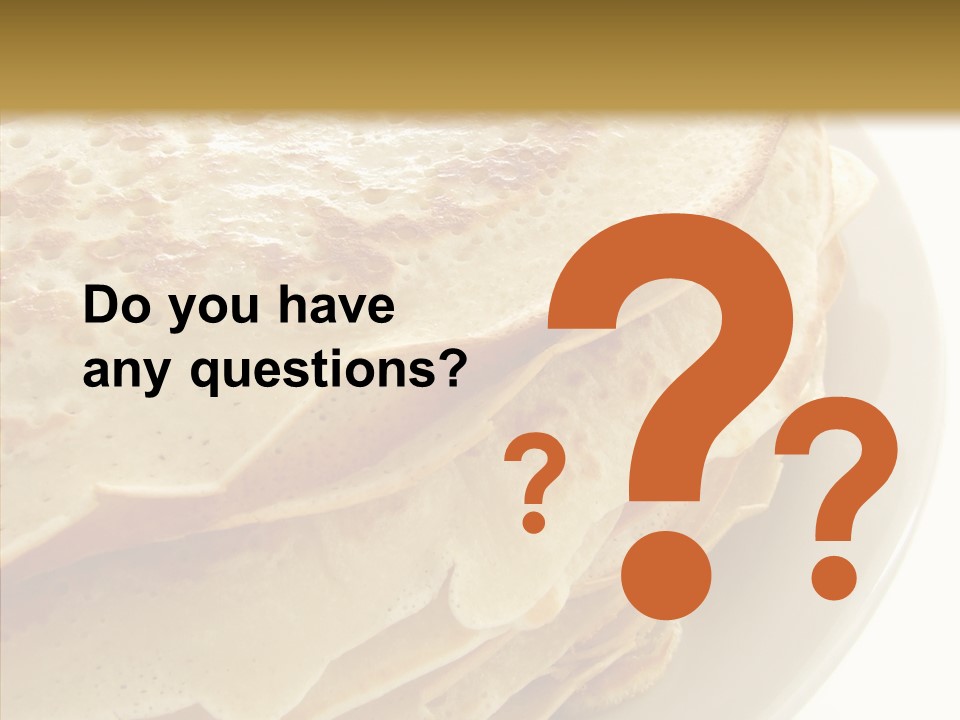 Pancake Bakery Food PowerPoint Template