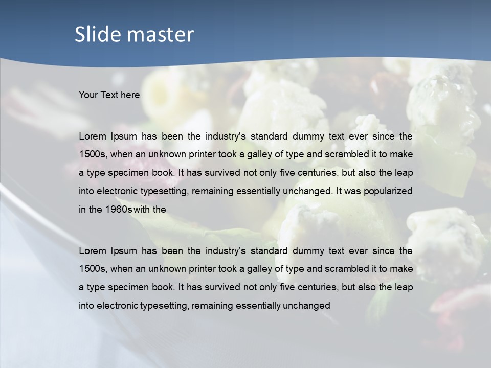 Grapes Setting Dinner PowerPoint Template