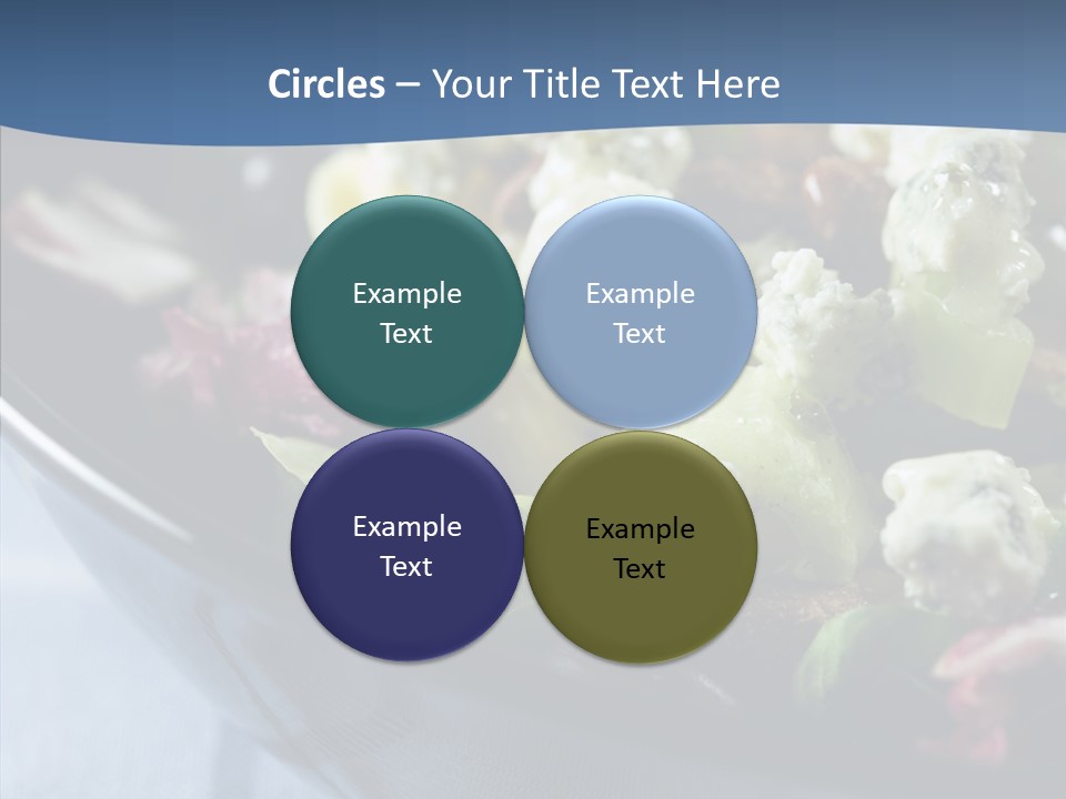 Grapes Setting Dinner PowerPoint Template