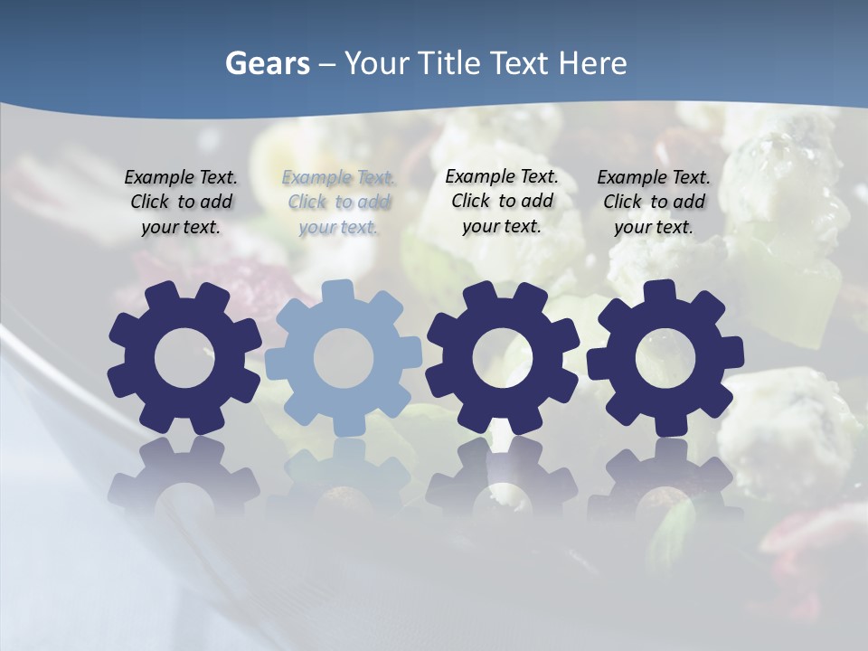 Grapes Setting Dinner PowerPoint Template