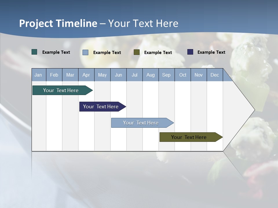 Grapes Setting Dinner PowerPoint Template