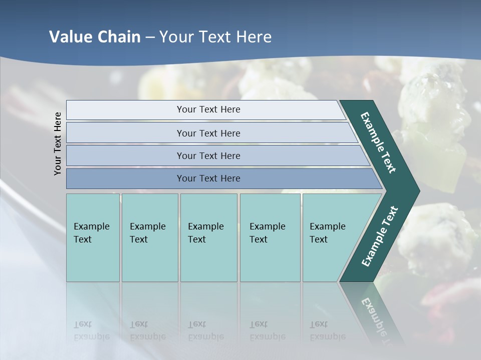 Grapes Setting Dinner PowerPoint Template