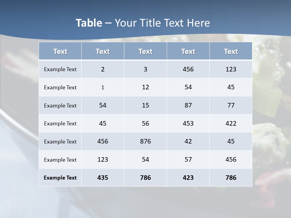 Grapes Setting Dinner PowerPoint Template