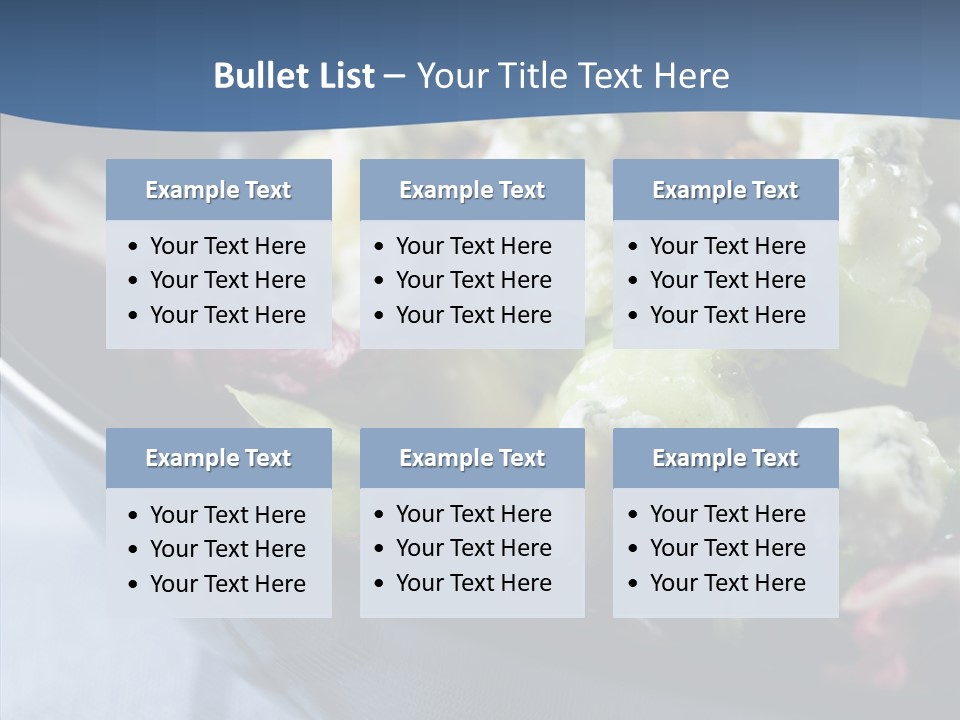 Grapes Setting Dinner PowerPoint Template