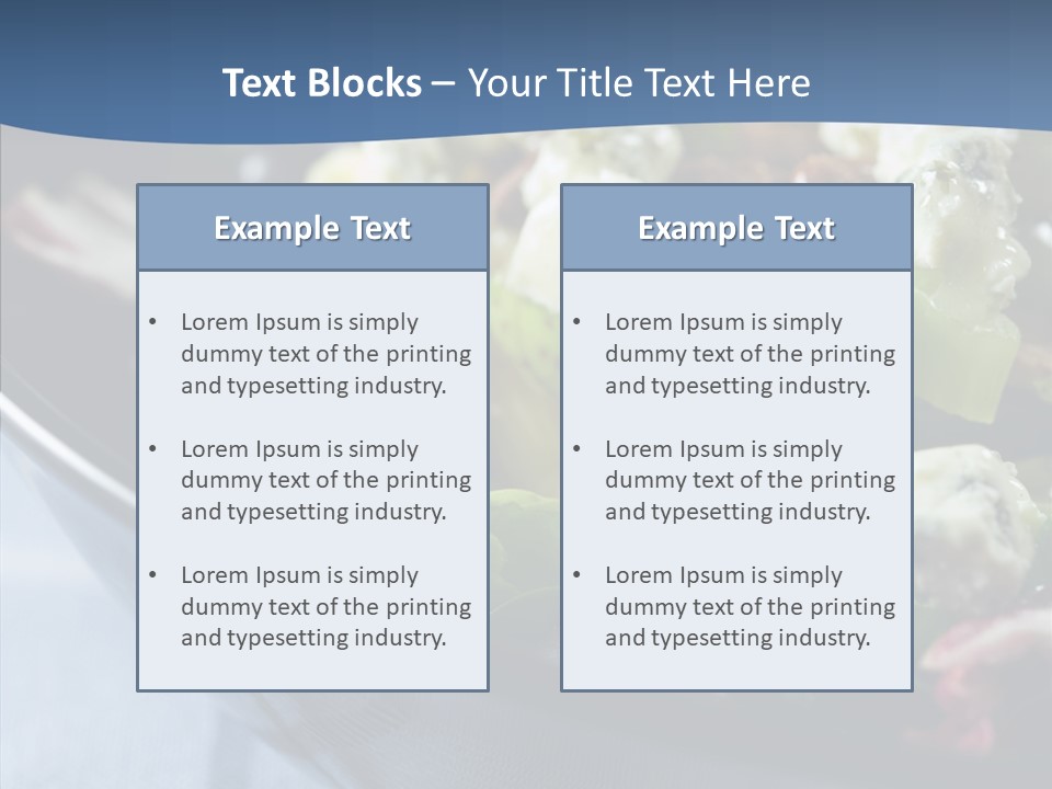 Grapes Setting Dinner PowerPoint Template