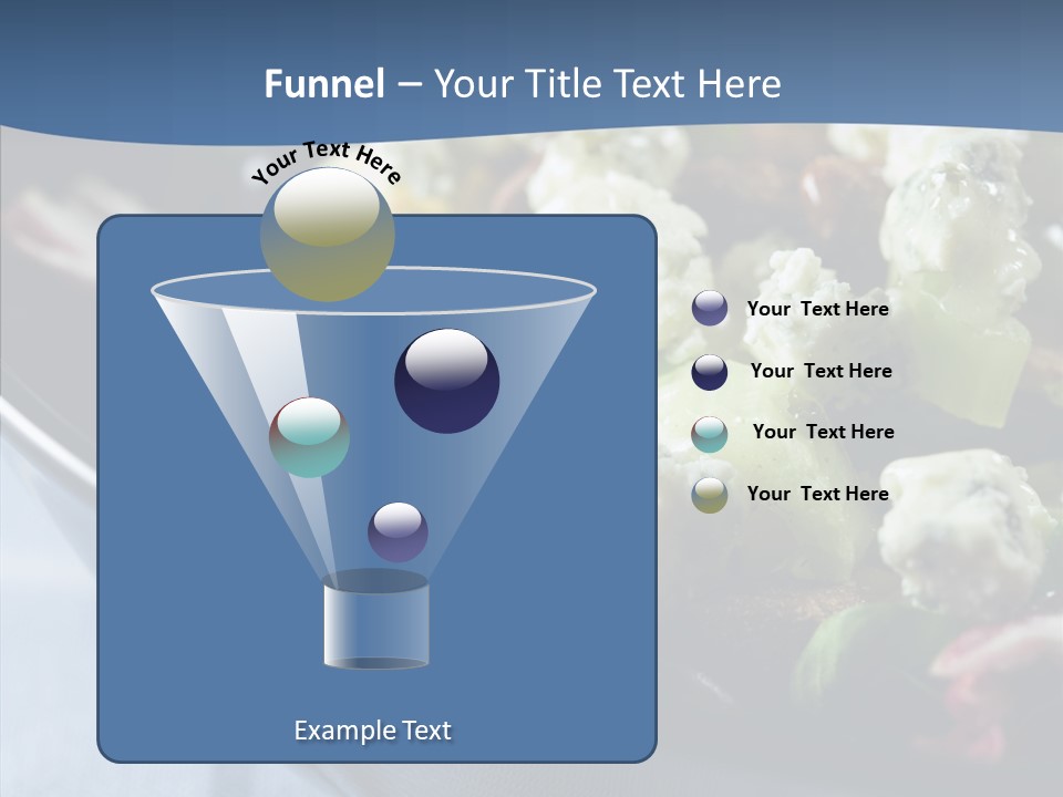 Grapes Setting Dinner PowerPoint Template