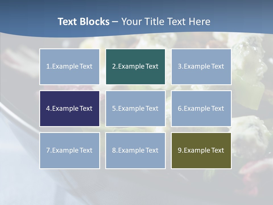 Grapes Setting Dinner PowerPoint Template