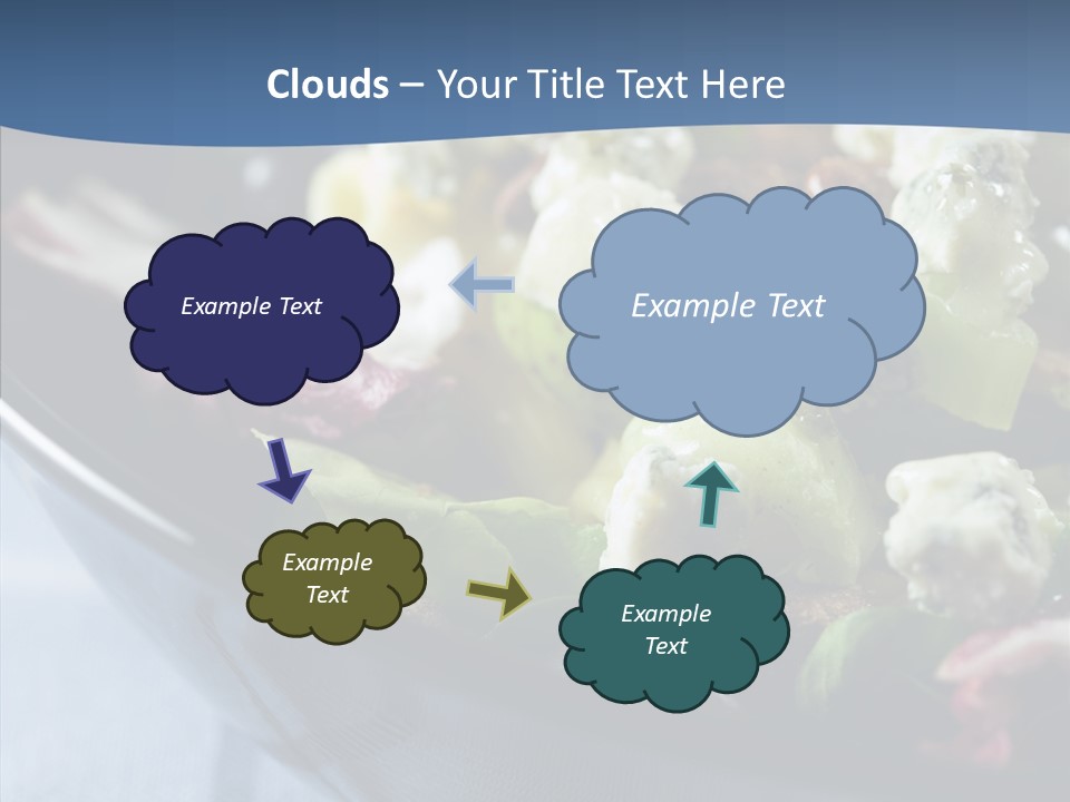 Grapes Setting Dinner PowerPoint Template