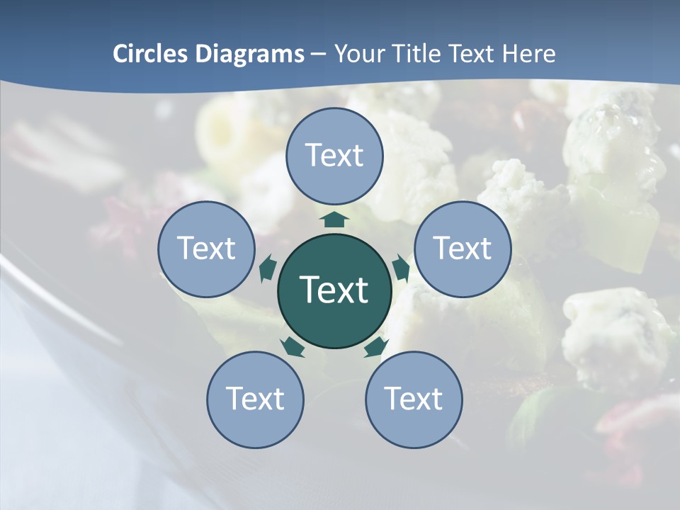 Grapes Setting Dinner PowerPoint Template