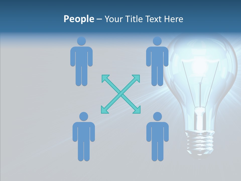 Group People Conference PowerPoint Template