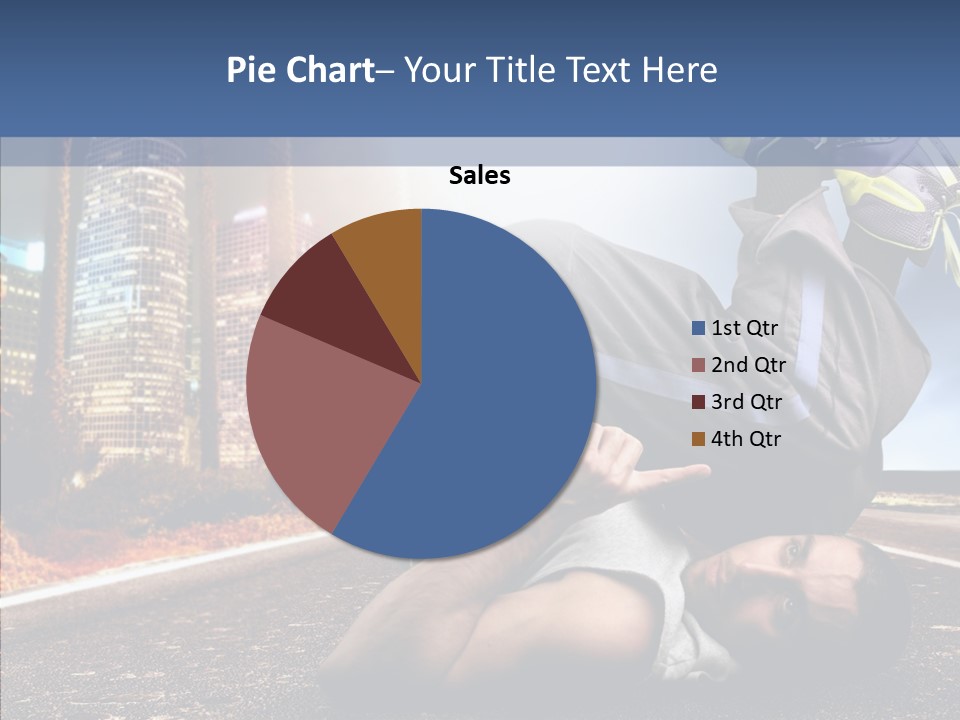 Travel Man Street PowerPoint Template