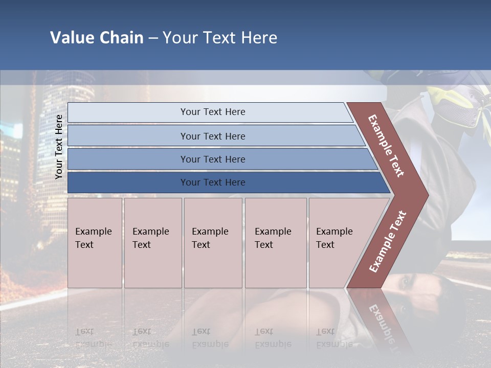 Travel Man Street PowerPoint Template