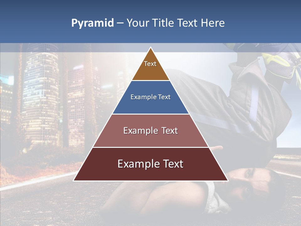 Travel Man Street PowerPoint Template