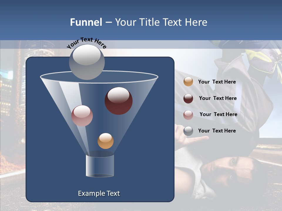 Travel Man Street PowerPoint Template