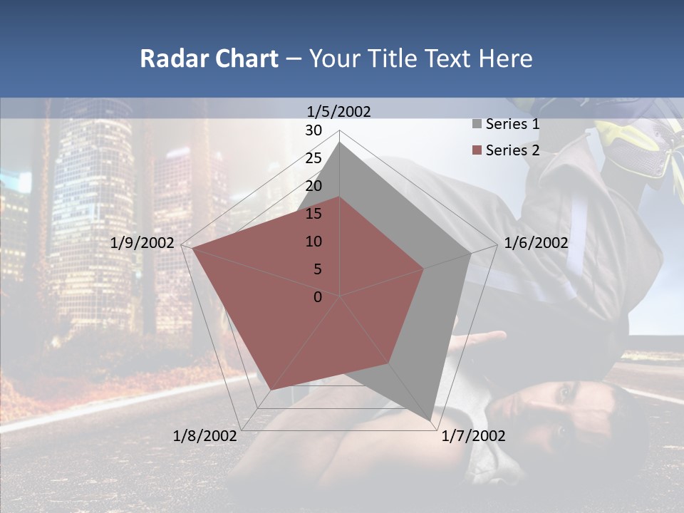Travel Man Street PowerPoint Template